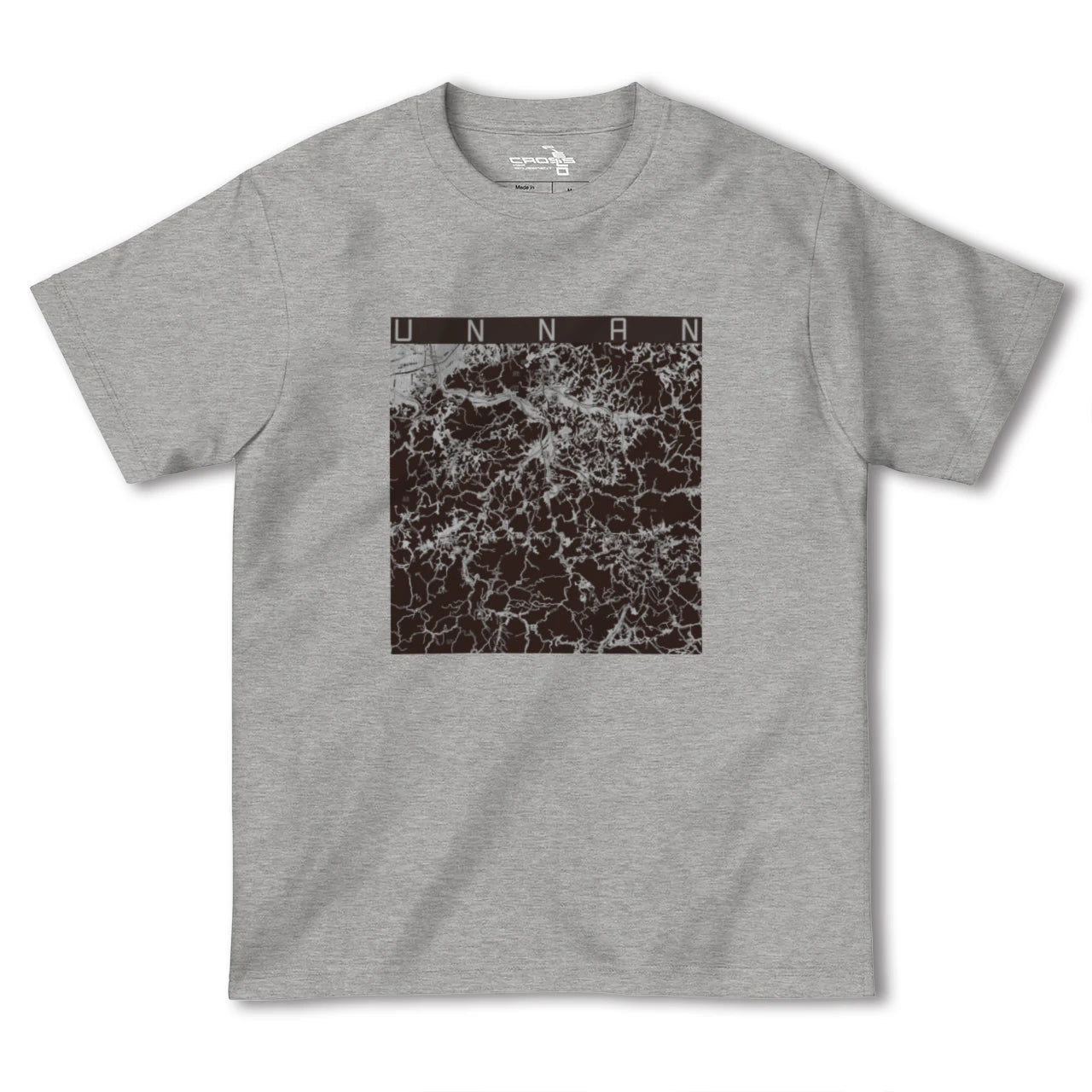 【雲南(島根県)】地図柄ヘビーウェイトTシャツ