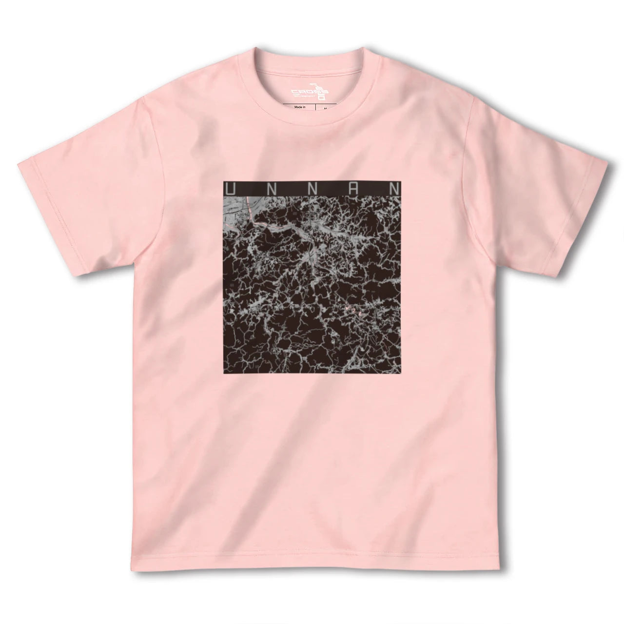 【雲南(島根県)】地図柄ヘビーウェイトTシャツ
