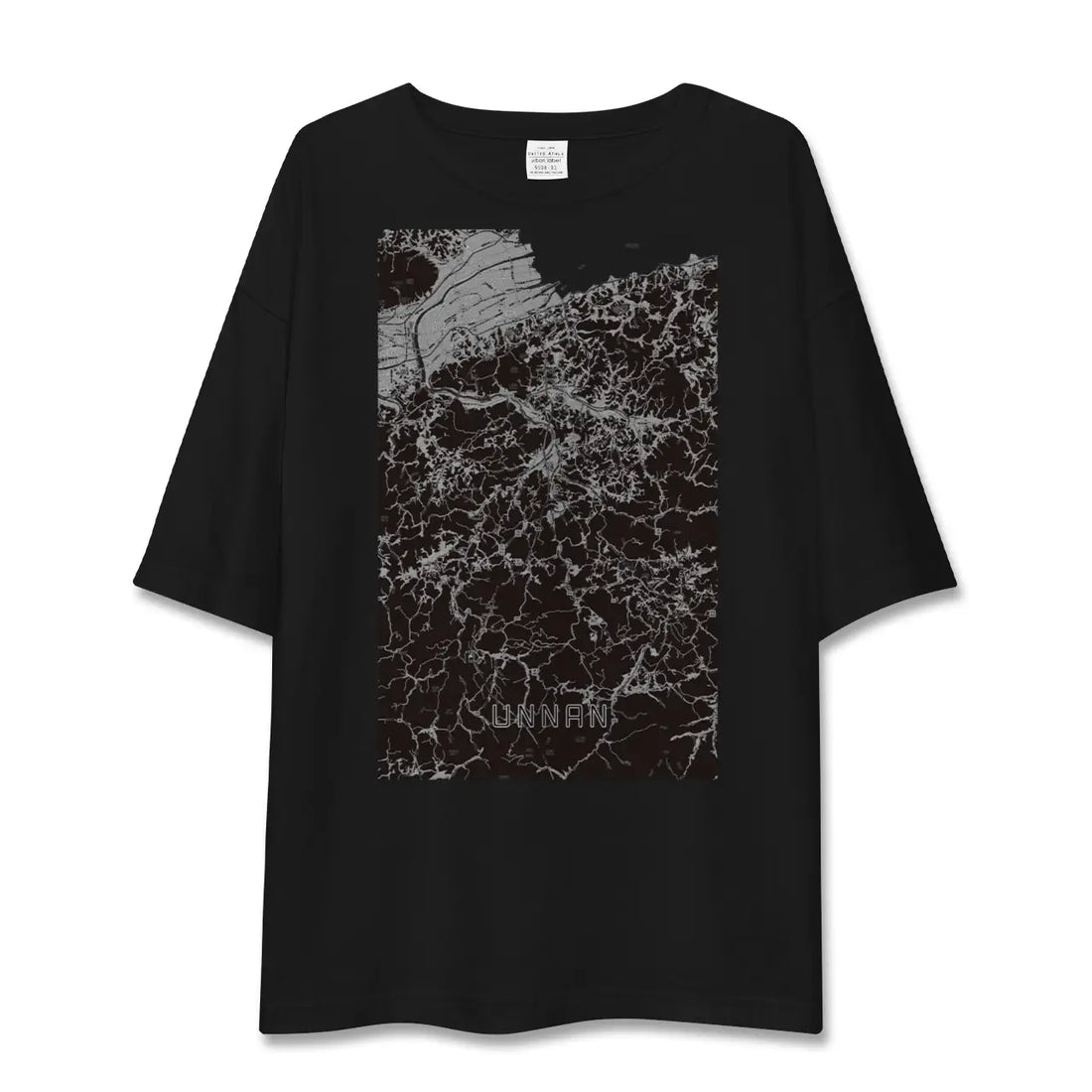 【雲南(島根県)】地図柄ビッグシルエットTシャツ