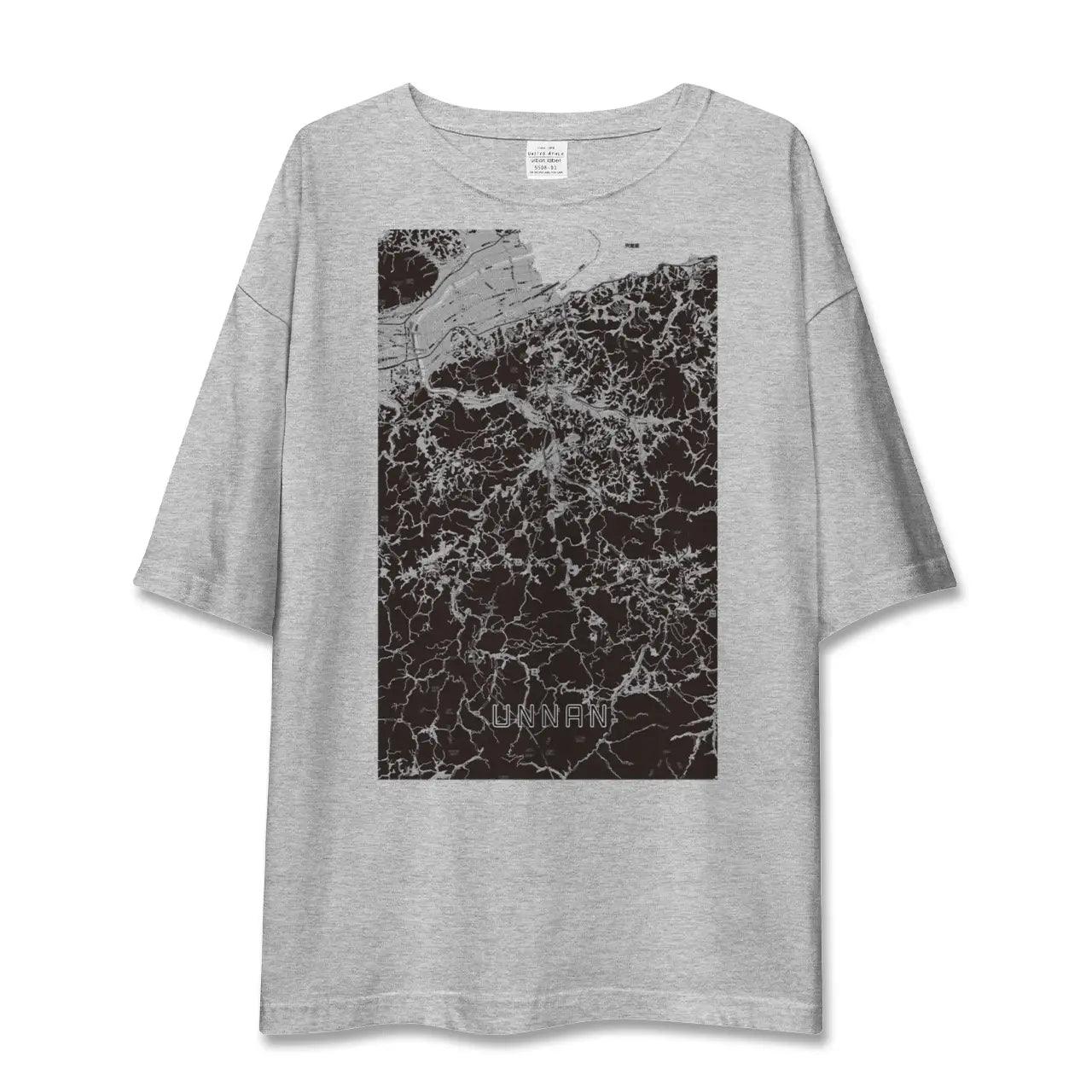 【雲南(島根県)】地図柄ビッグシルエットTシャツ