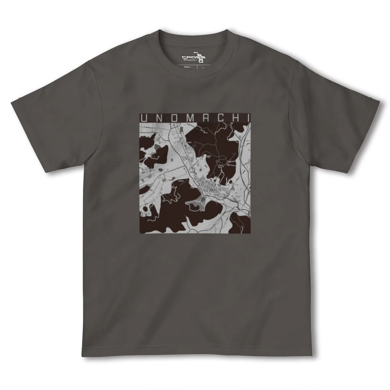 【卯之町(愛媛県)】地図柄ヘビーウェイトTシャツ