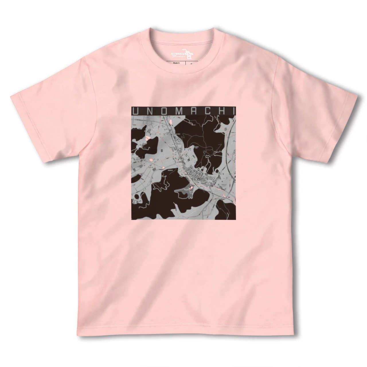 【卯之町(愛媛県)】地図柄ヘビーウェイトTシャツ