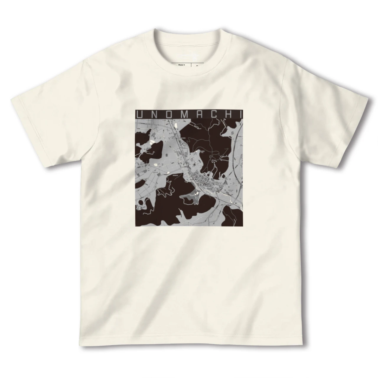 【卯之町(愛媛県)】地図柄ヘビーウェイトTシャツ