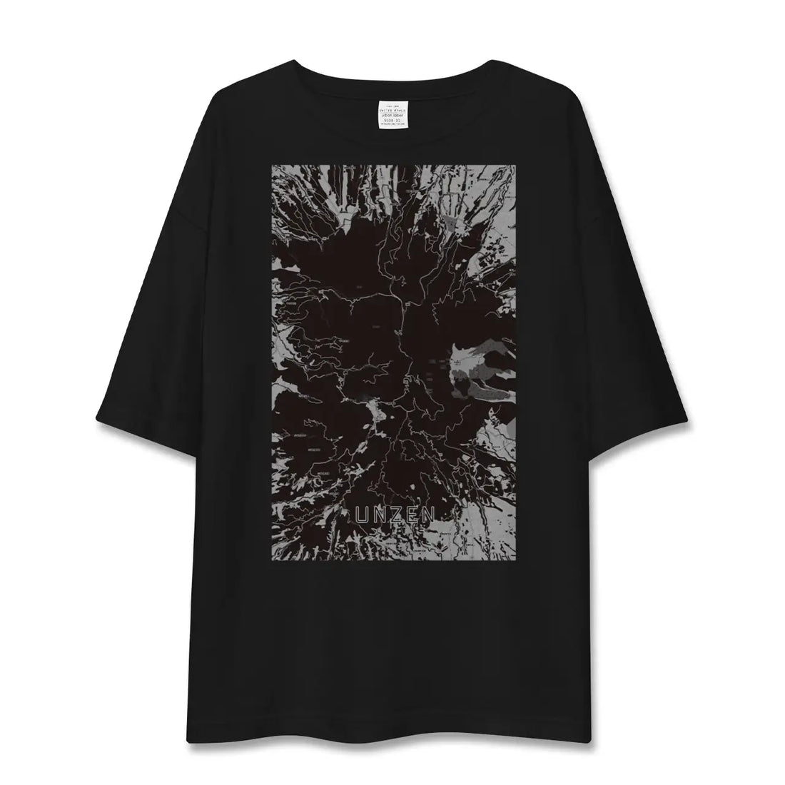 【雲仙(長崎県)】地図柄ビッグシルエットTシャツ