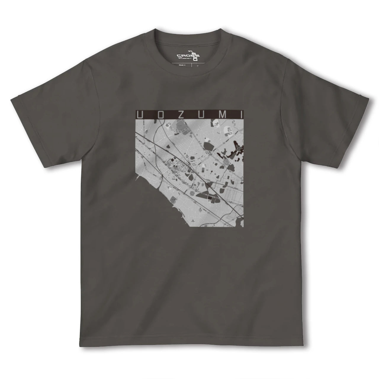 【魚住(兵庫県)】地図柄ヘビーウェイトTシャツ