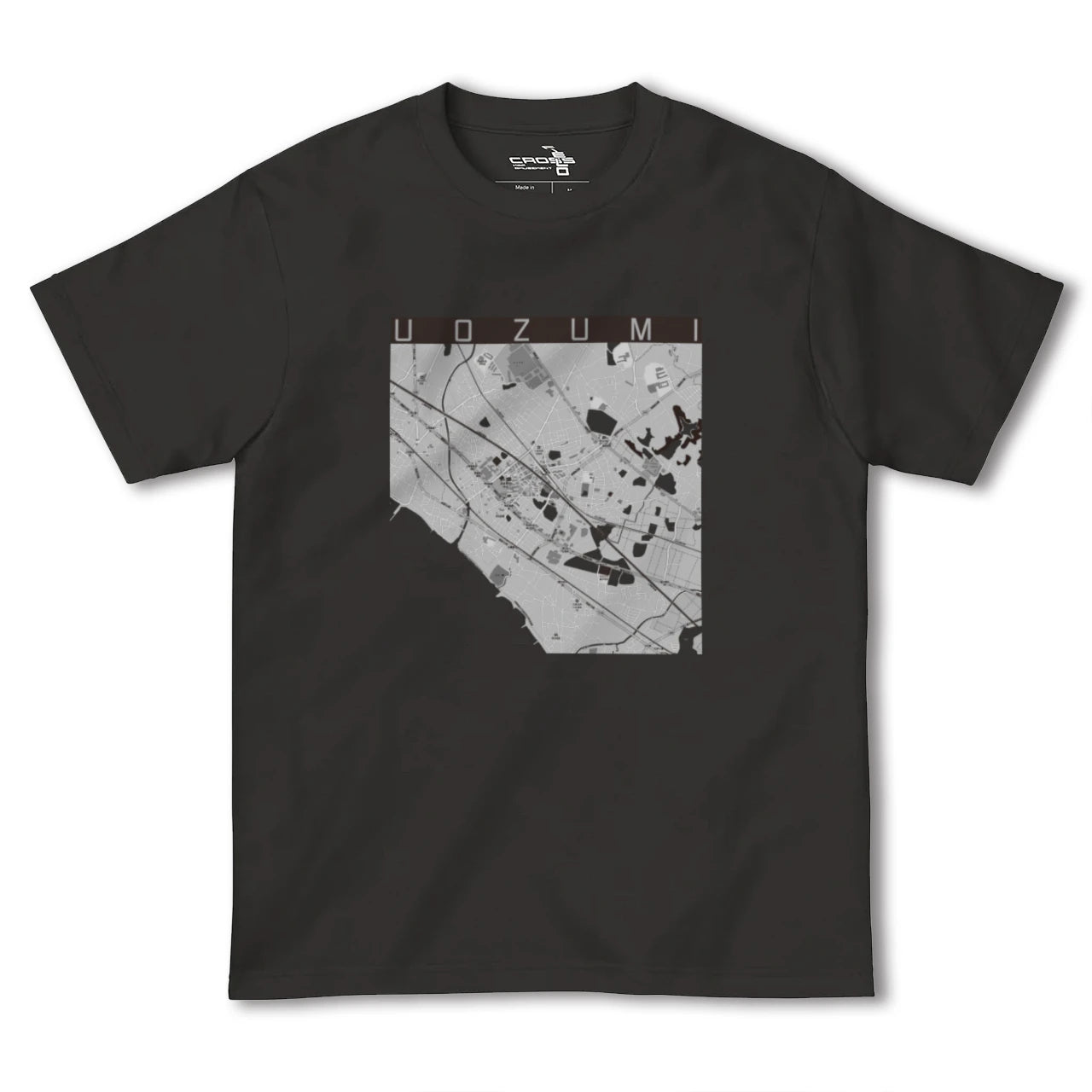【魚住(兵庫県)】地図柄ヘビーウェイトTシャツ
