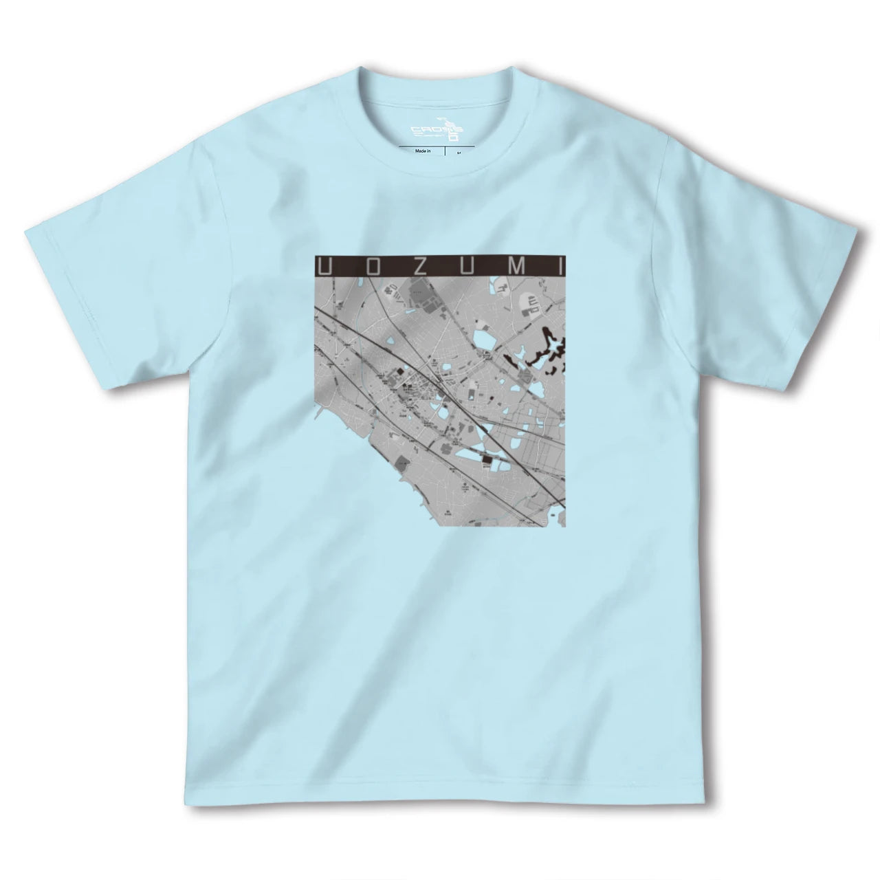 【魚住(兵庫県)】地図柄ヘビーウェイトTシャツ