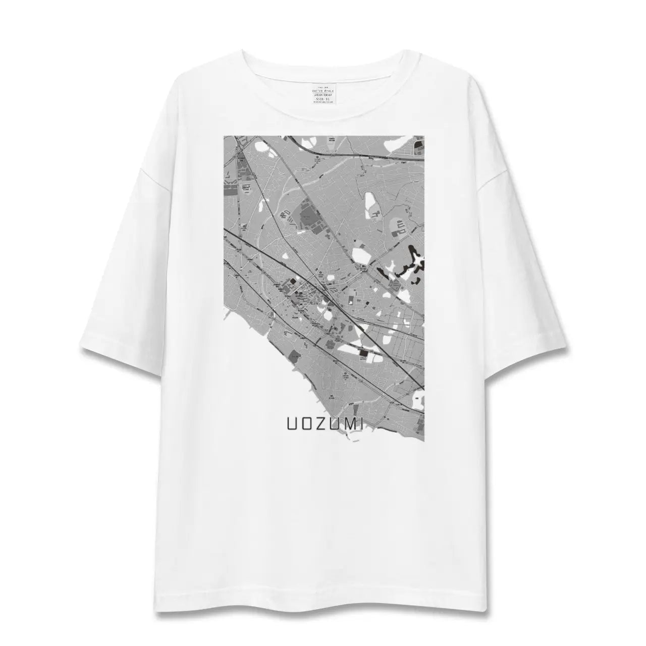 【魚住(兵庫県)】地図柄ビッグシルエットTシャツ