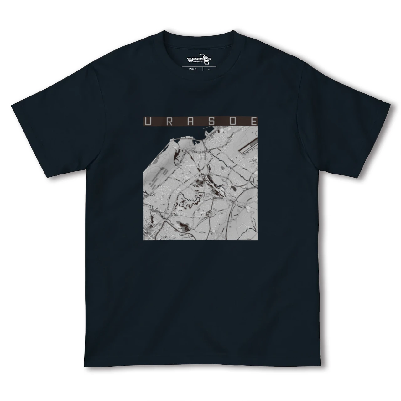 【浦添(沖縄県)】地図柄ヘビーウェイトTシャツ
