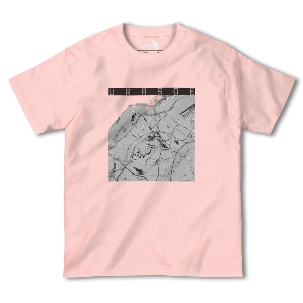 【浦添(沖縄県)】地図柄ヘビーウェイトTシャツ