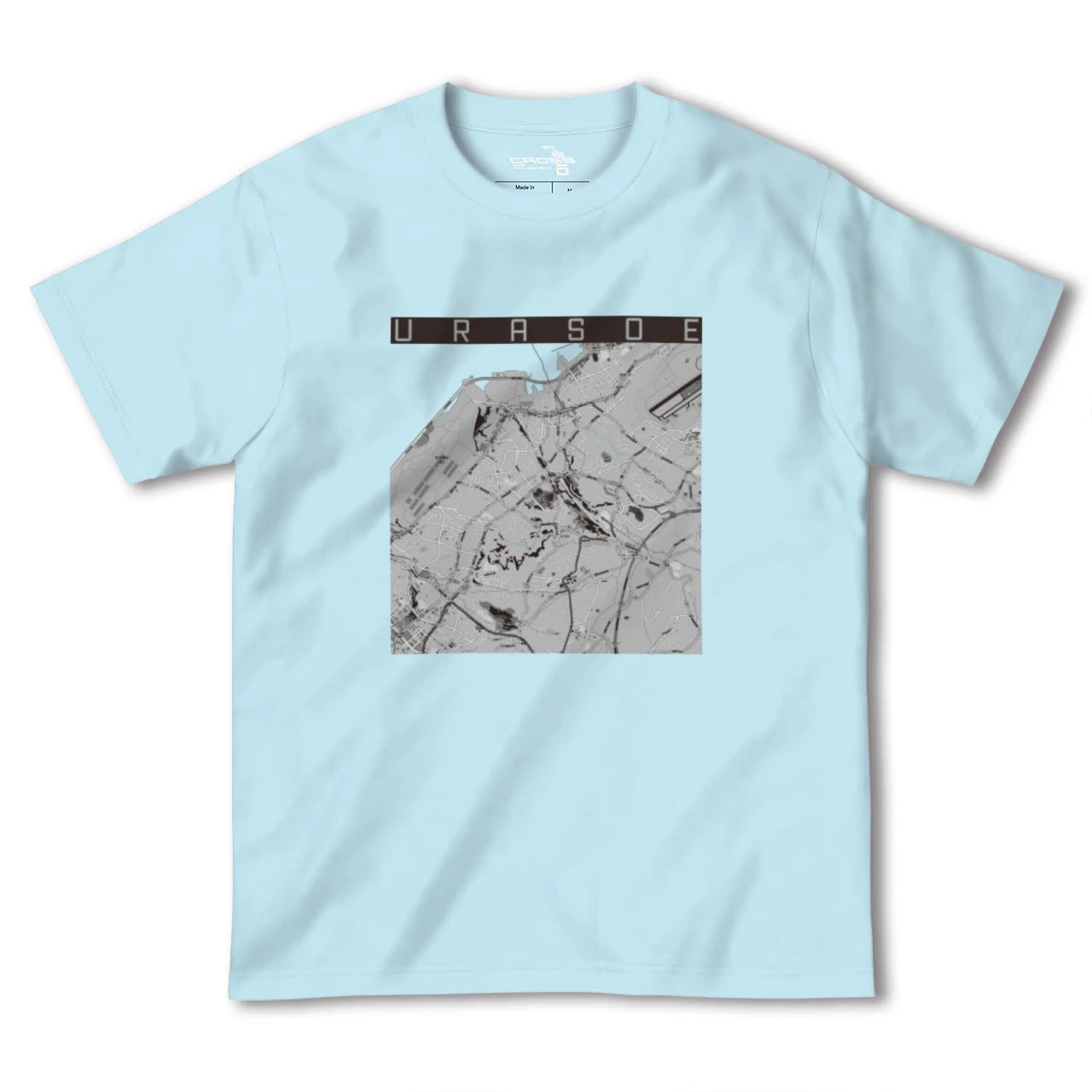 【浦添(沖縄県)】地図柄ヘビーウェイトTシャツ