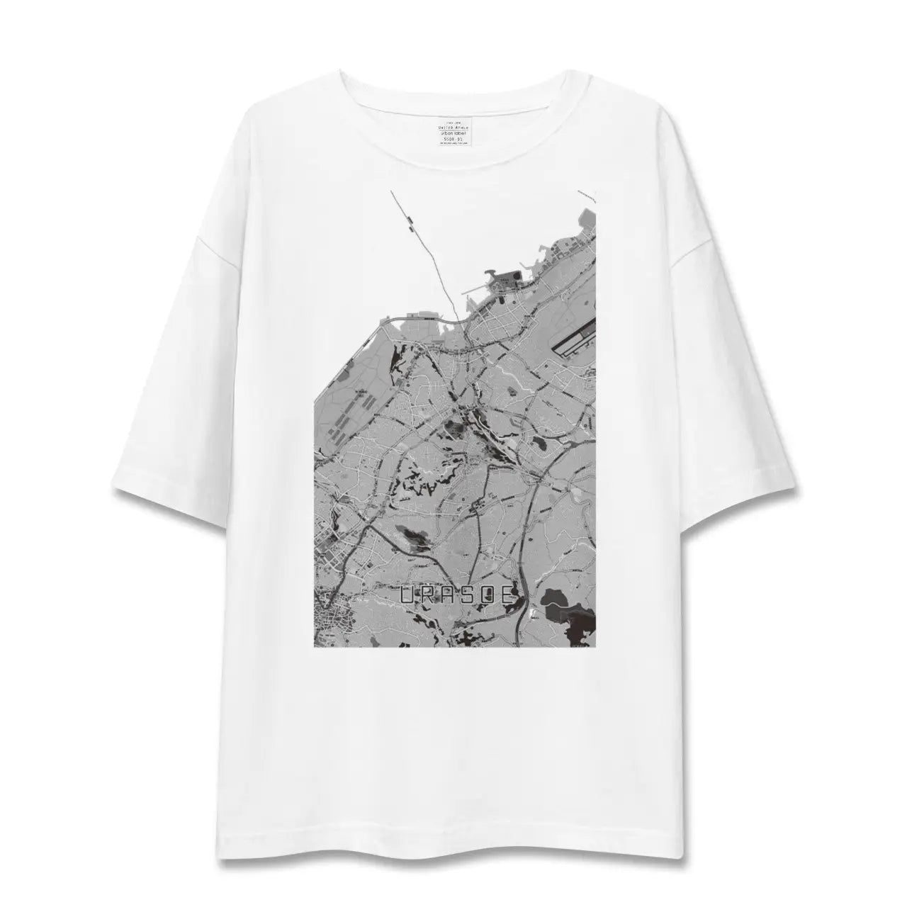 【浦添(沖縄県)】地図柄ビッグシルエットTシャツ