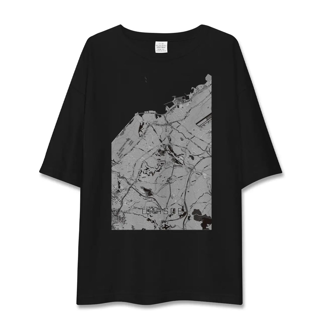 【浦添(沖縄県)】地図柄ビッグシルエットTシャツ