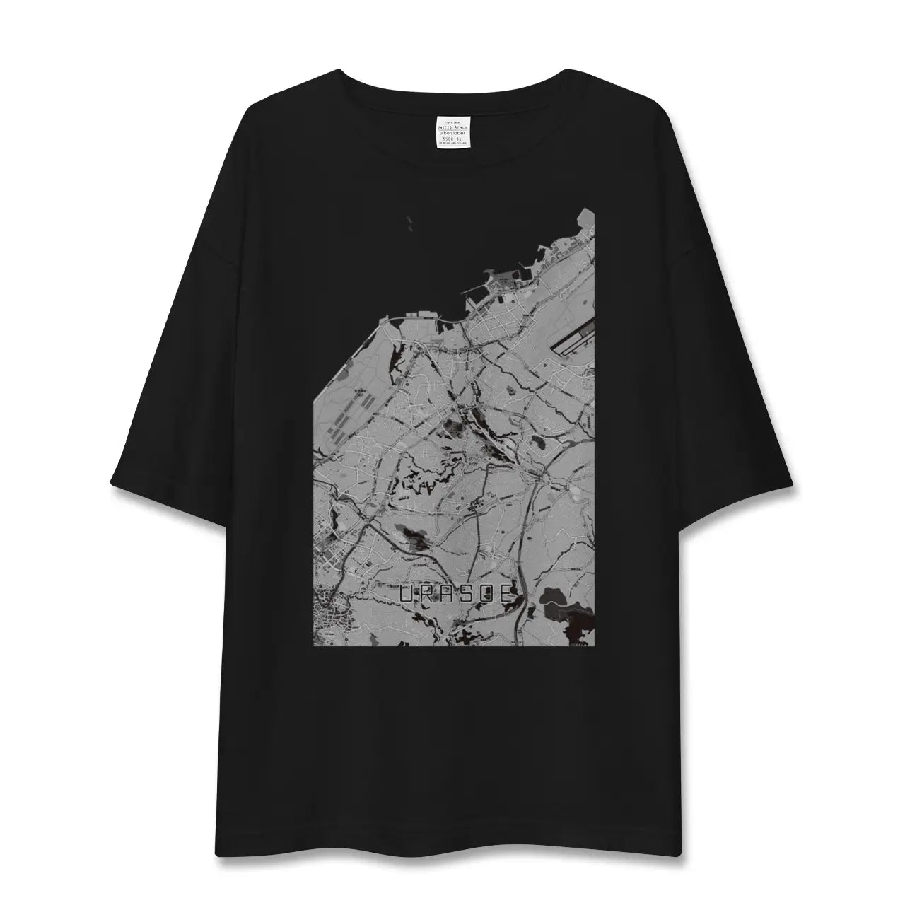 【浦添(沖縄県)】地図柄ビッグシルエットTシャツ