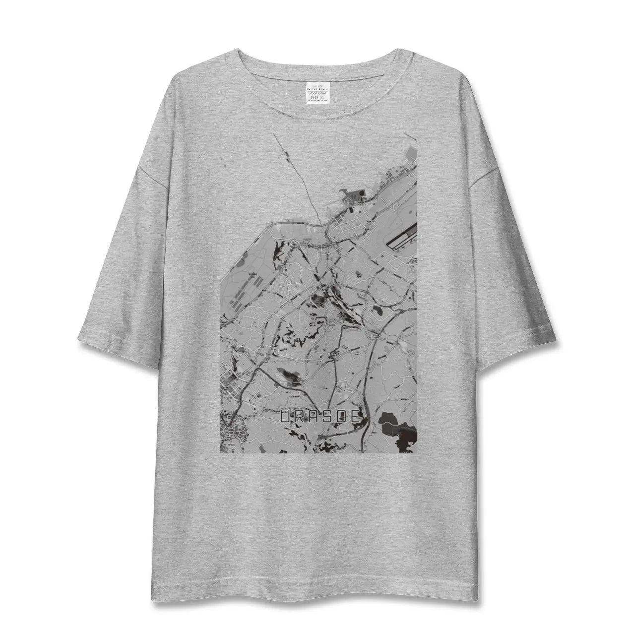 【浦添(沖縄県)】地図柄ビッグシルエットTシャツ