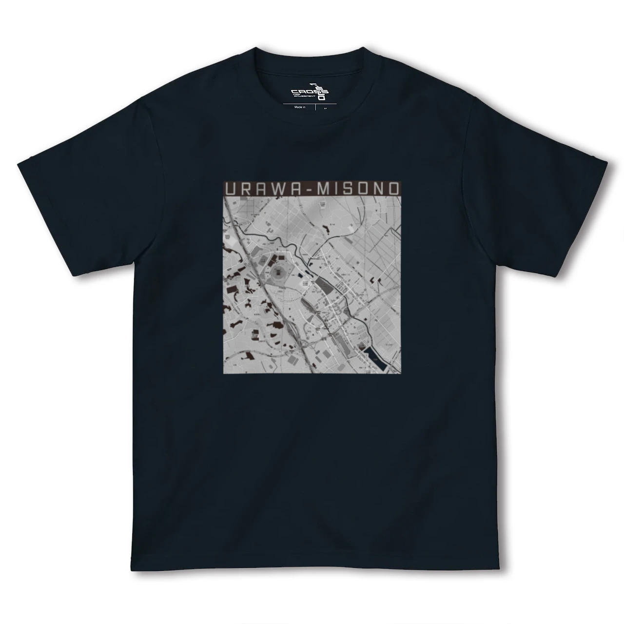 【浦和美園2(埼玉県)】地図柄ヘビーウェイトTシャツ