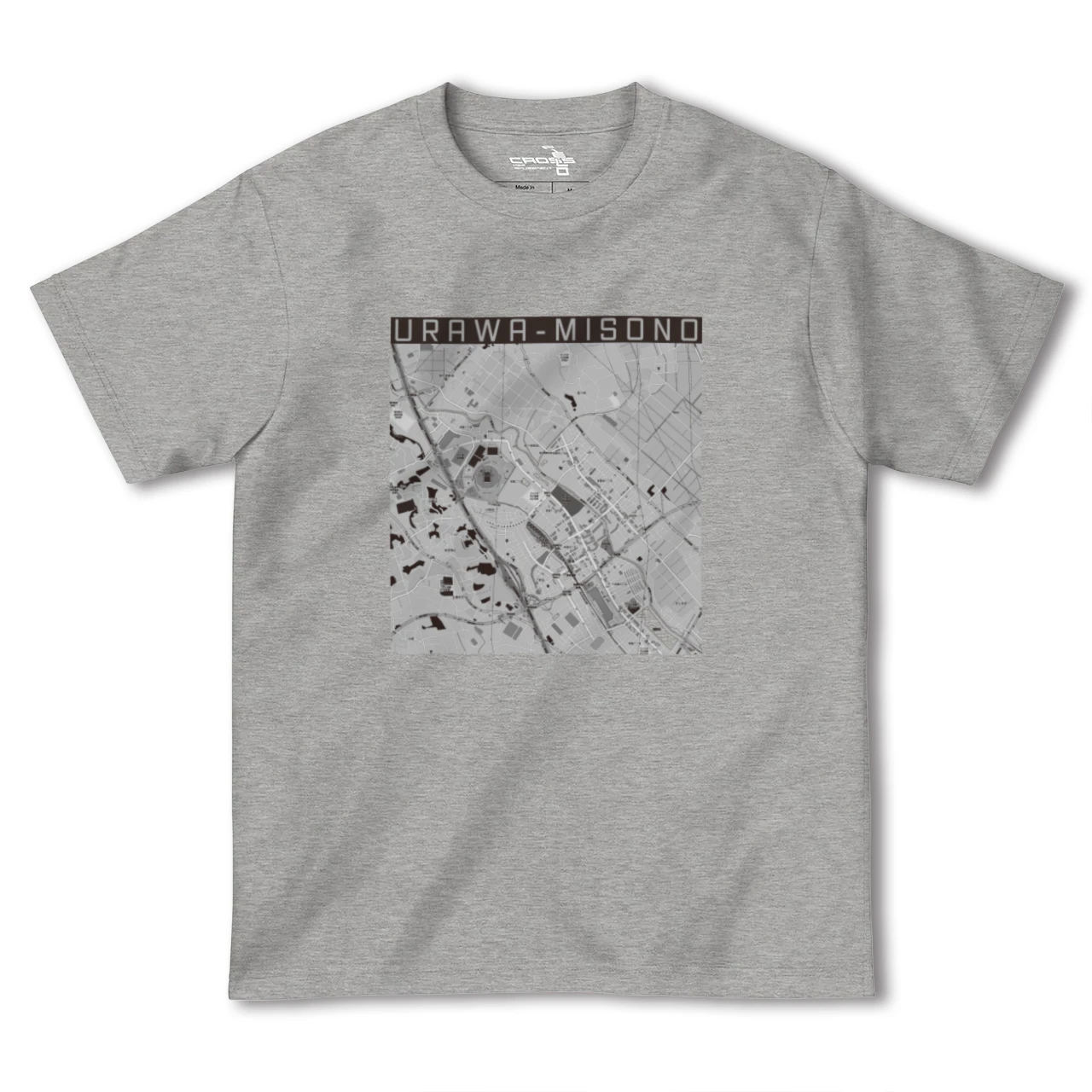 【浦和美園2(埼玉県)】地図柄ヘビーウェイトTシャツ