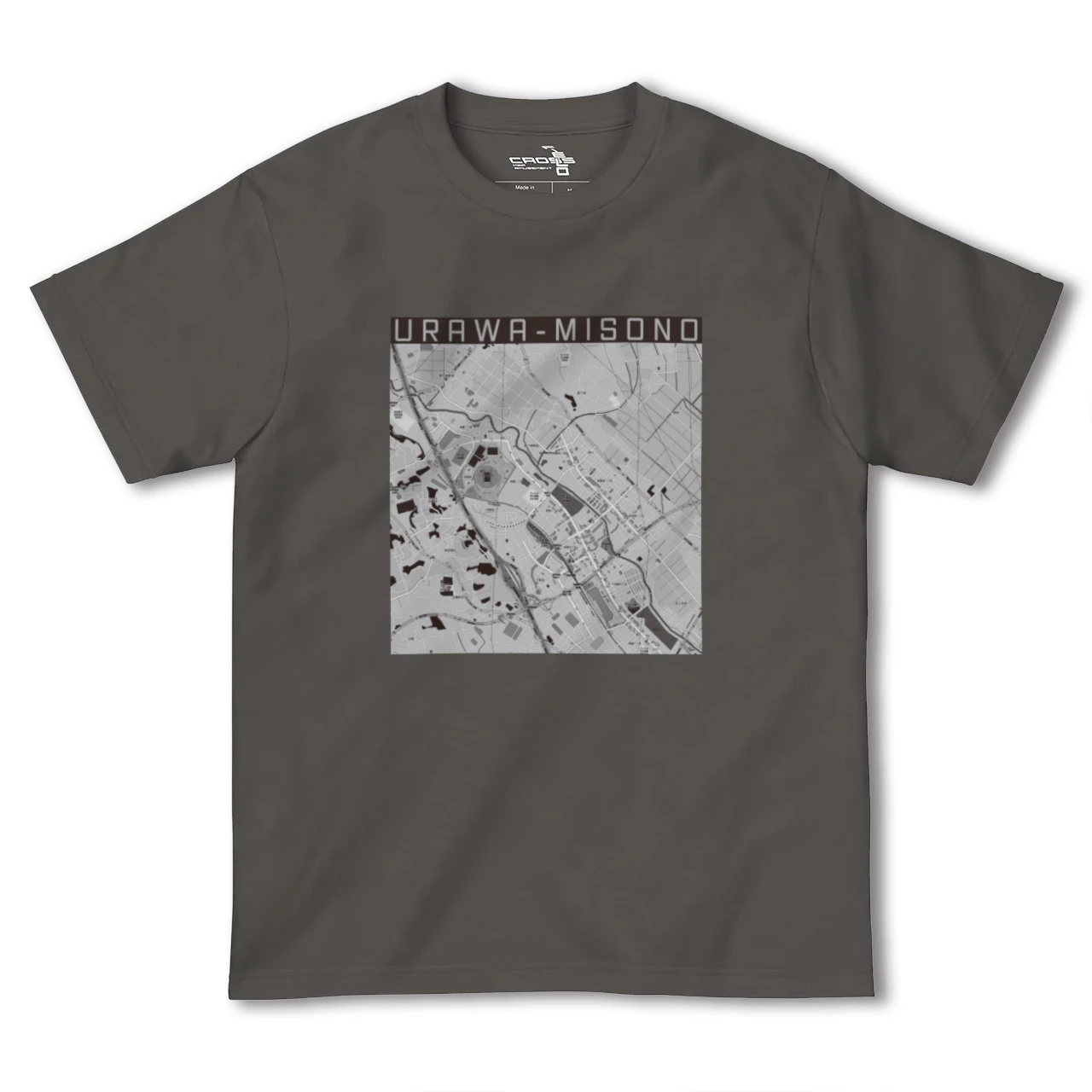 【浦和美園2(埼玉県)】地図柄ヘビーウェイトTシャツ