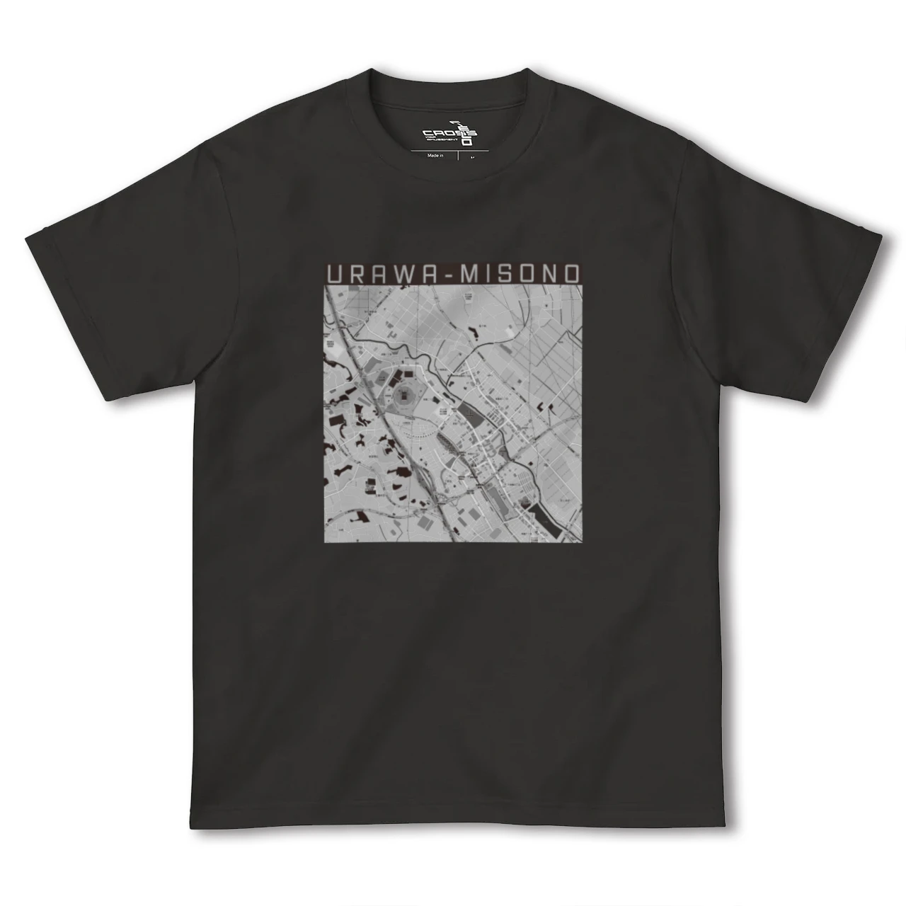 【浦和美園2(埼玉県)】地図柄ヘビーウェイトTシャツ