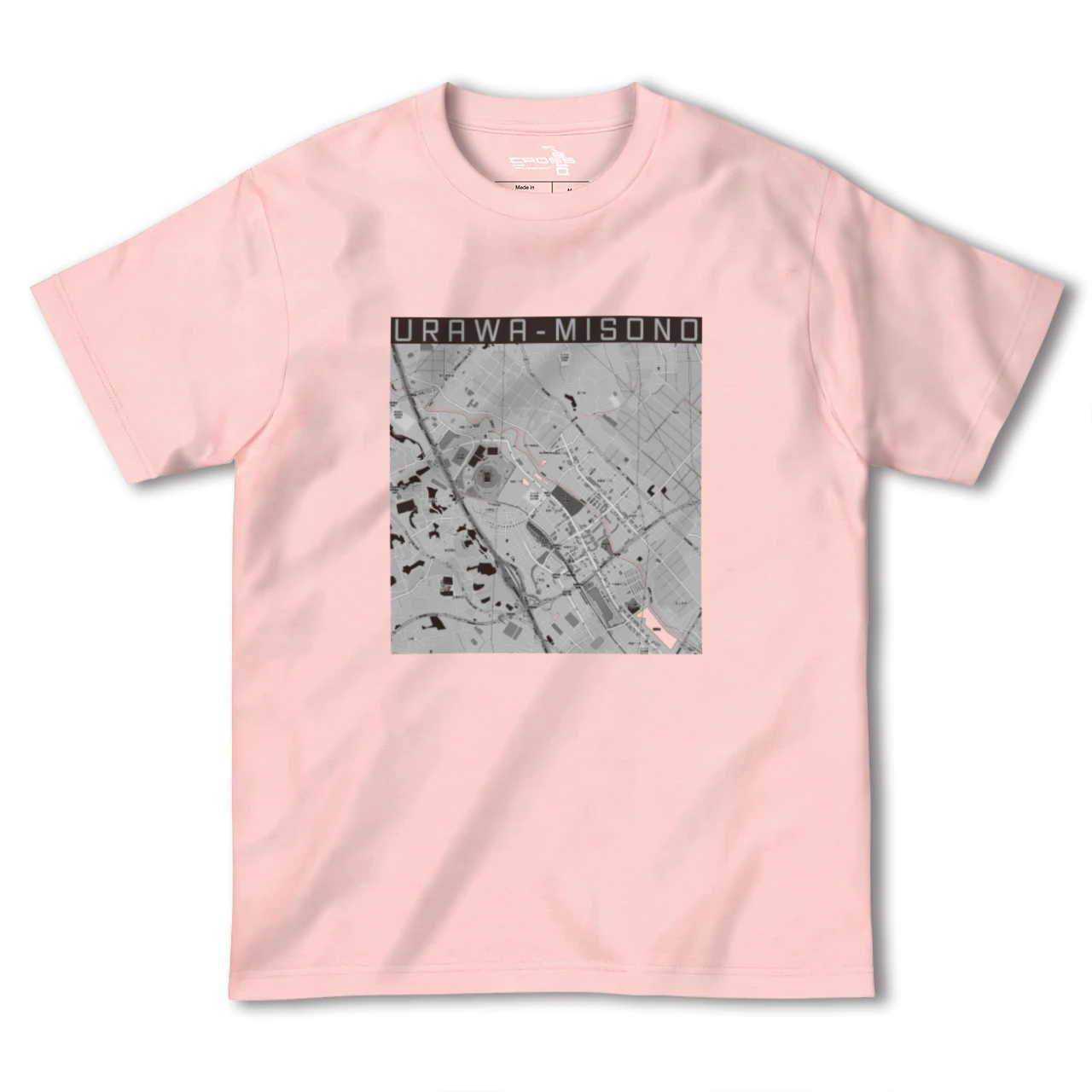 【浦和美園2(埼玉県)】地図柄ヘビーウェイトTシャツ