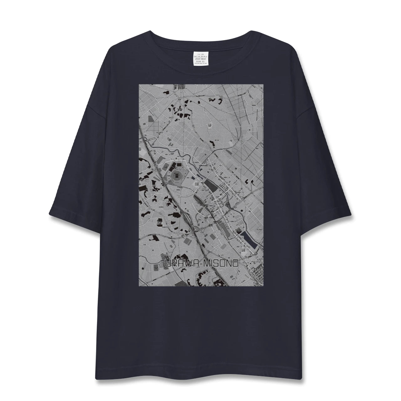 【浦和美園2(埼玉県)】地図柄ビッグシルエットTシャツ