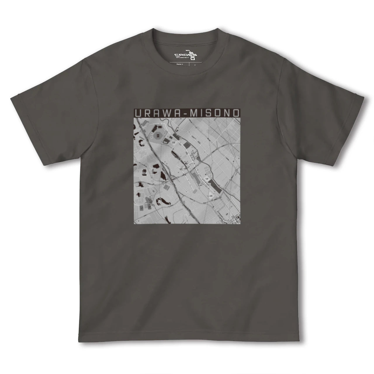 【浦和美園(埼玉県)】地図柄ヘビーウェイトTシャツ