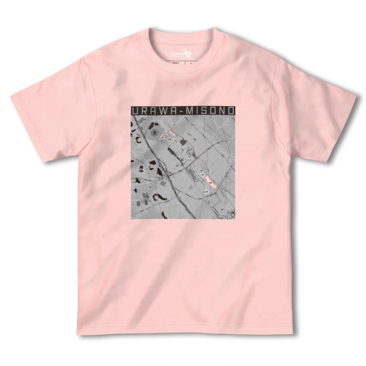 【浦和美園(埼玉県)】地図柄ヘビーウェイトTシャツ