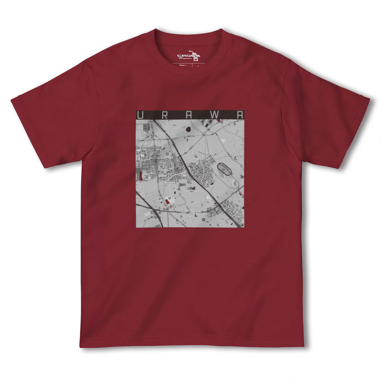 【浦和(埼玉県)】地図柄ヘビーウェイトTシャツ