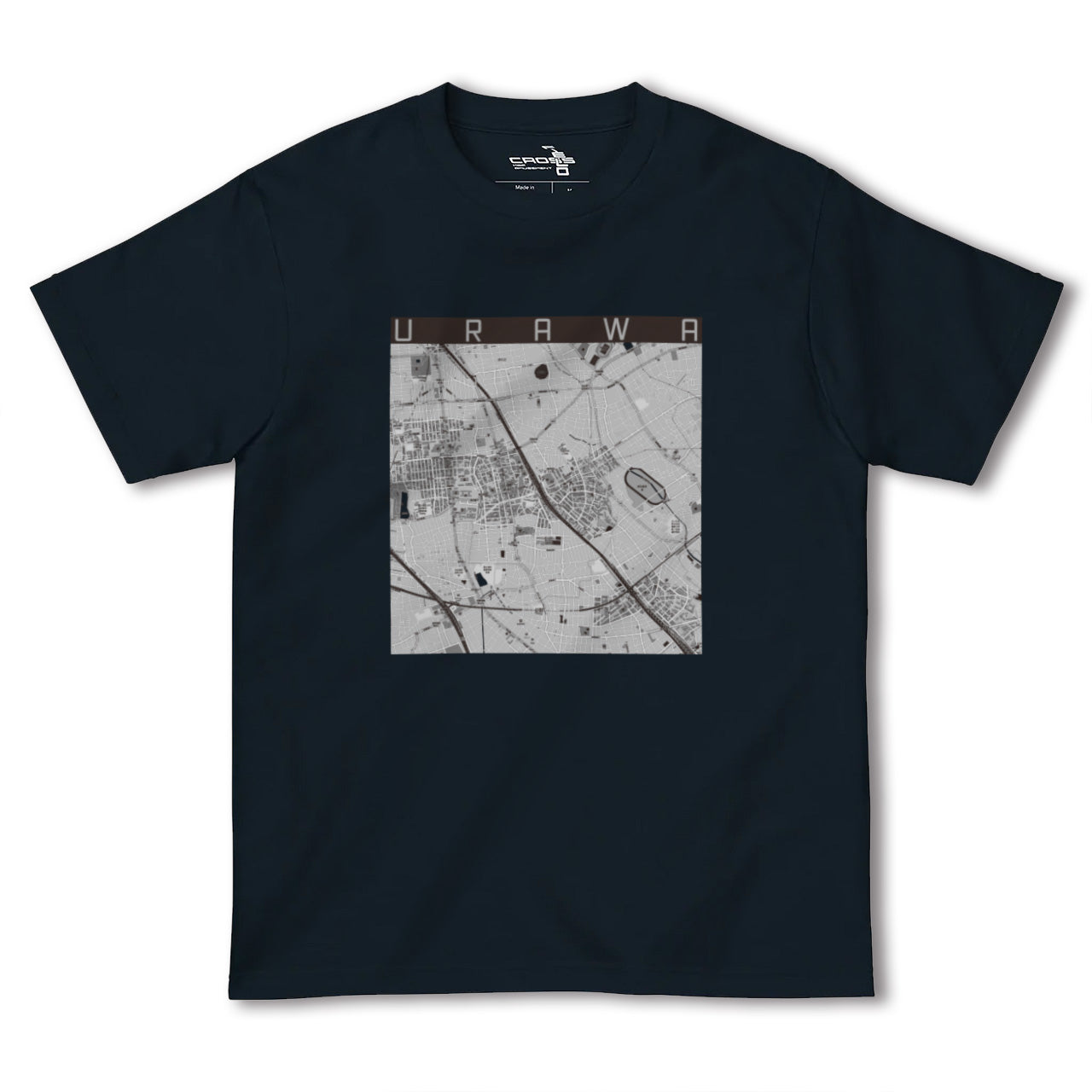 【浦和(埼玉県)】地図柄ヘビーウェイトTシャツ