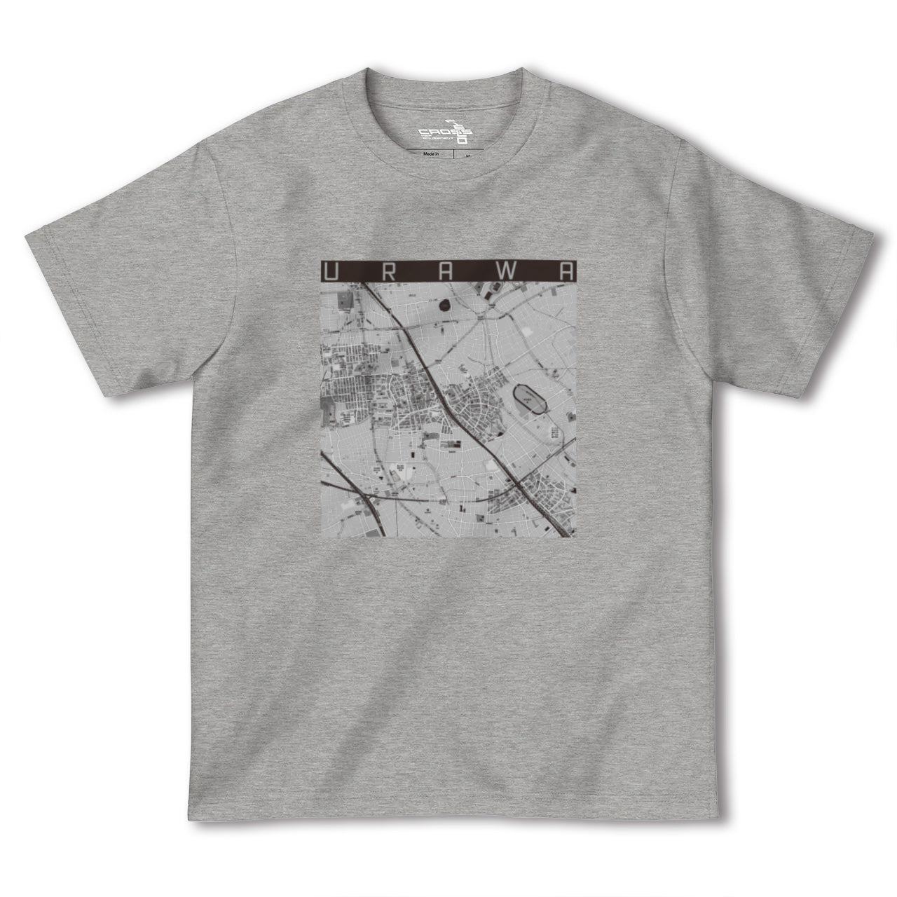 【浦和(埼玉県)】地図柄ヘビーウェイトTシャツ