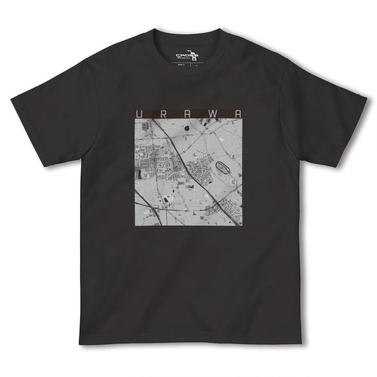 【浦和(埼玉県)】地図柄ヘビーウェイトTシャツ