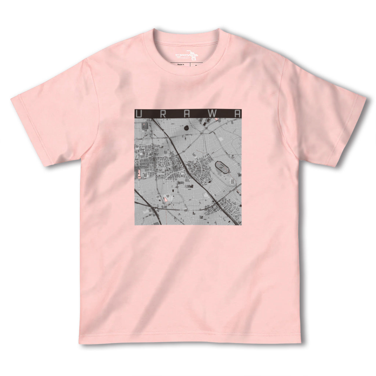 【浦和(埼玉県)】地図柄ヘビーウェイトTシャツ