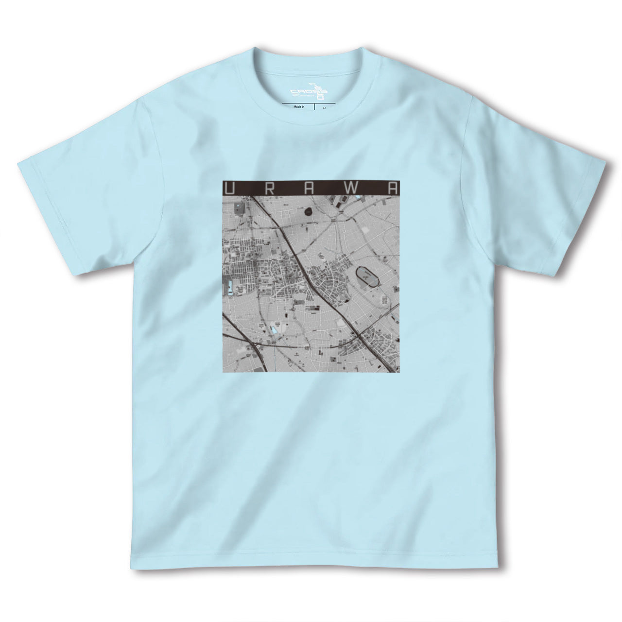 【浦和(埼玉県)】地図柄ヘビーウェイトTシャツ