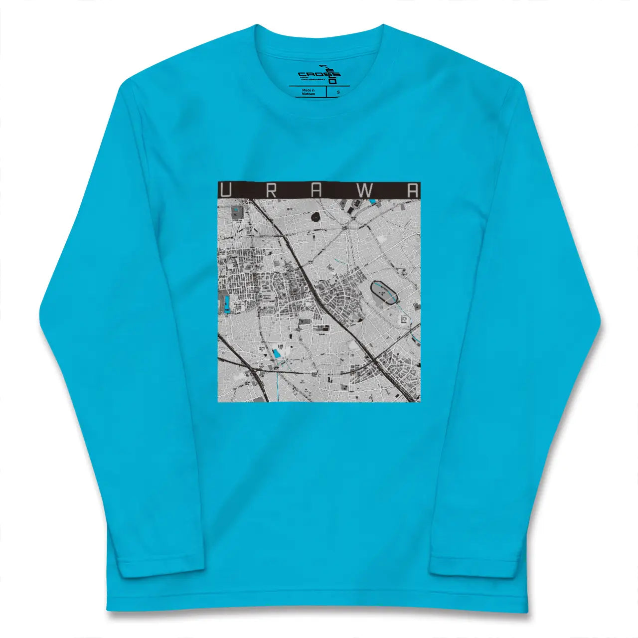 【浦和(埼玉県)】地図柄ロングスリーブTシャツ