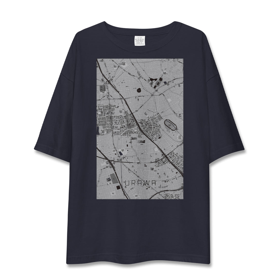 【浦和(埼玉県)】地図柄ビッグシルエットTシャツ