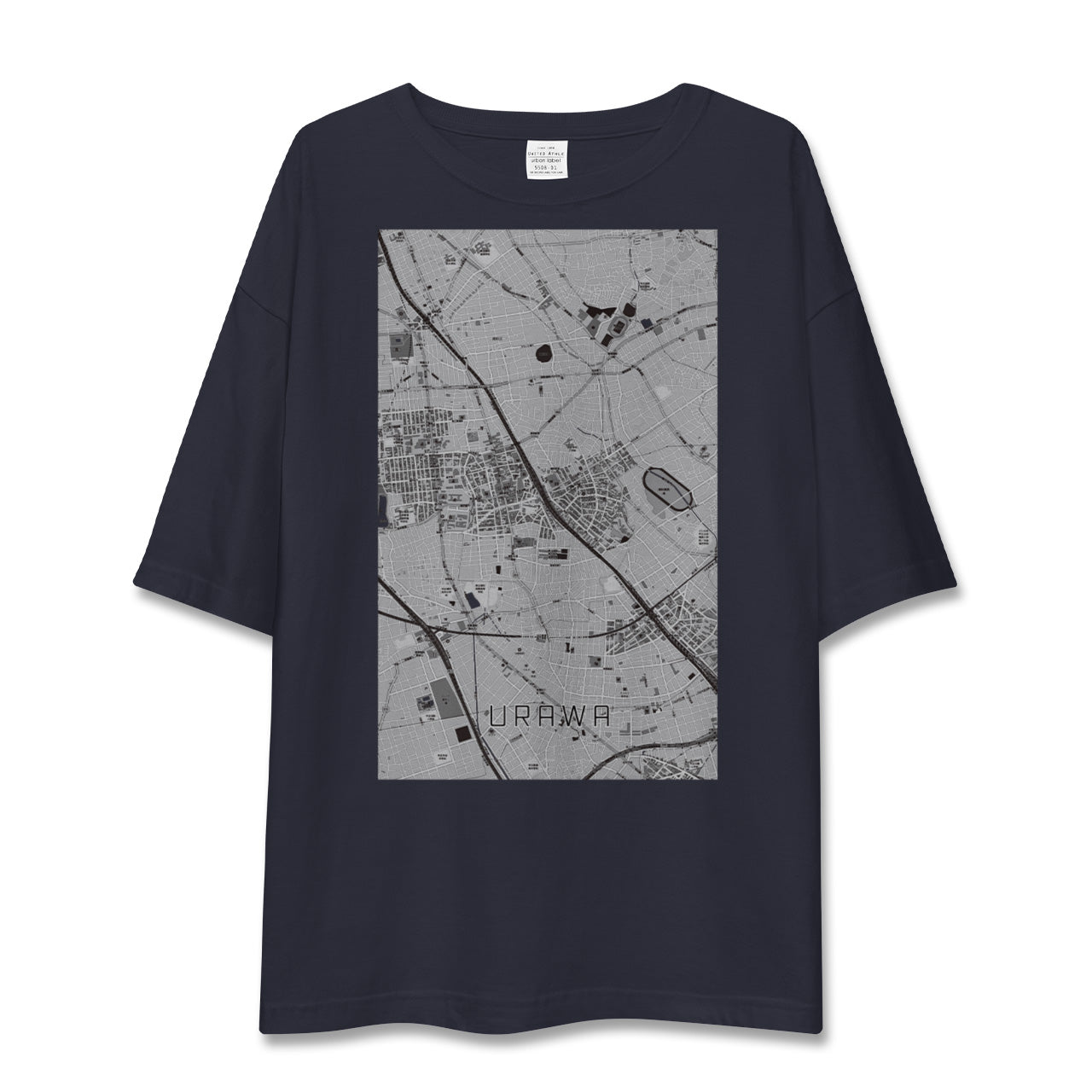 【浦和(埼玉県)】地図柄ビッグシルエットTシャツ