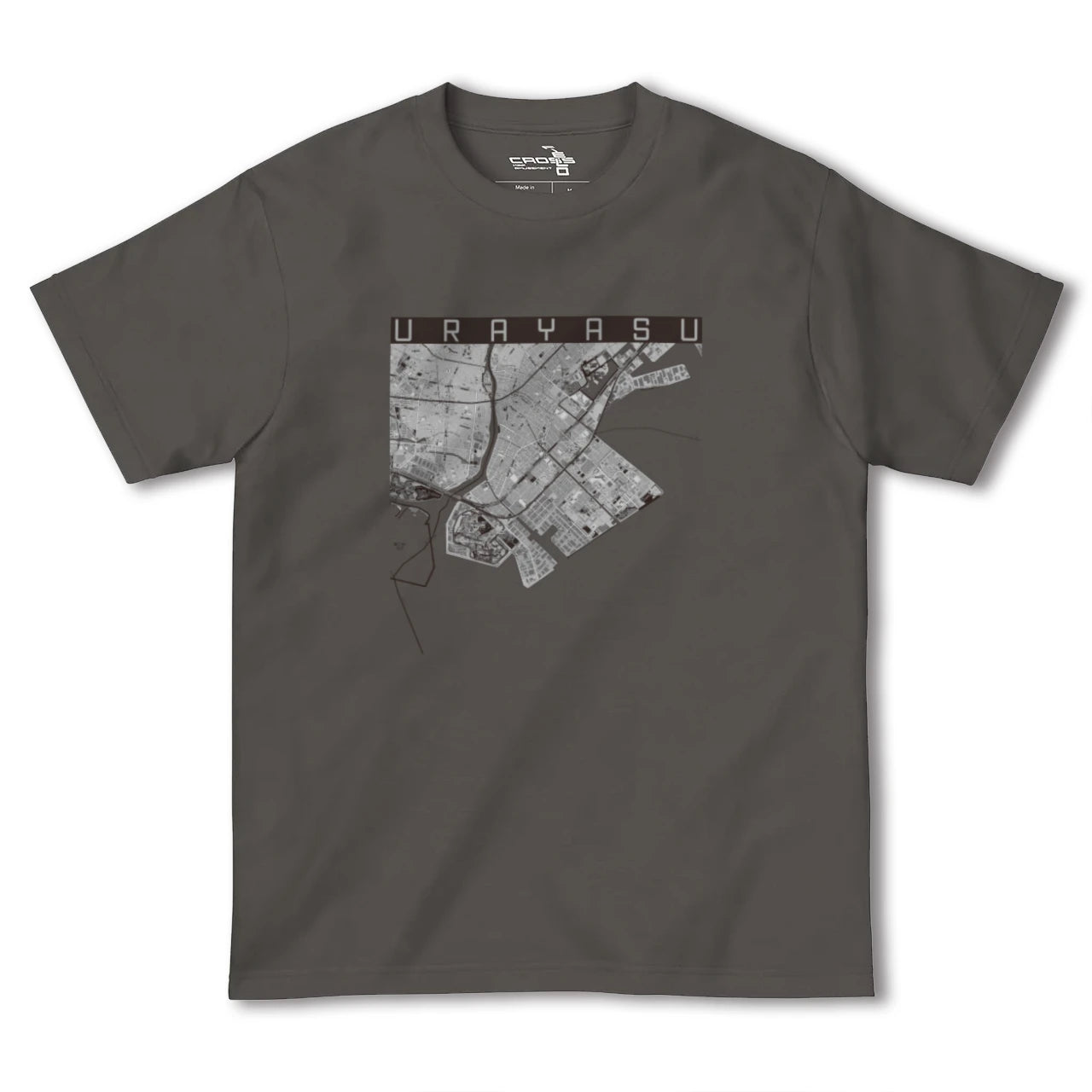 【浦安2(千葉県)】地図柄ヘビーウェイトTシャツ