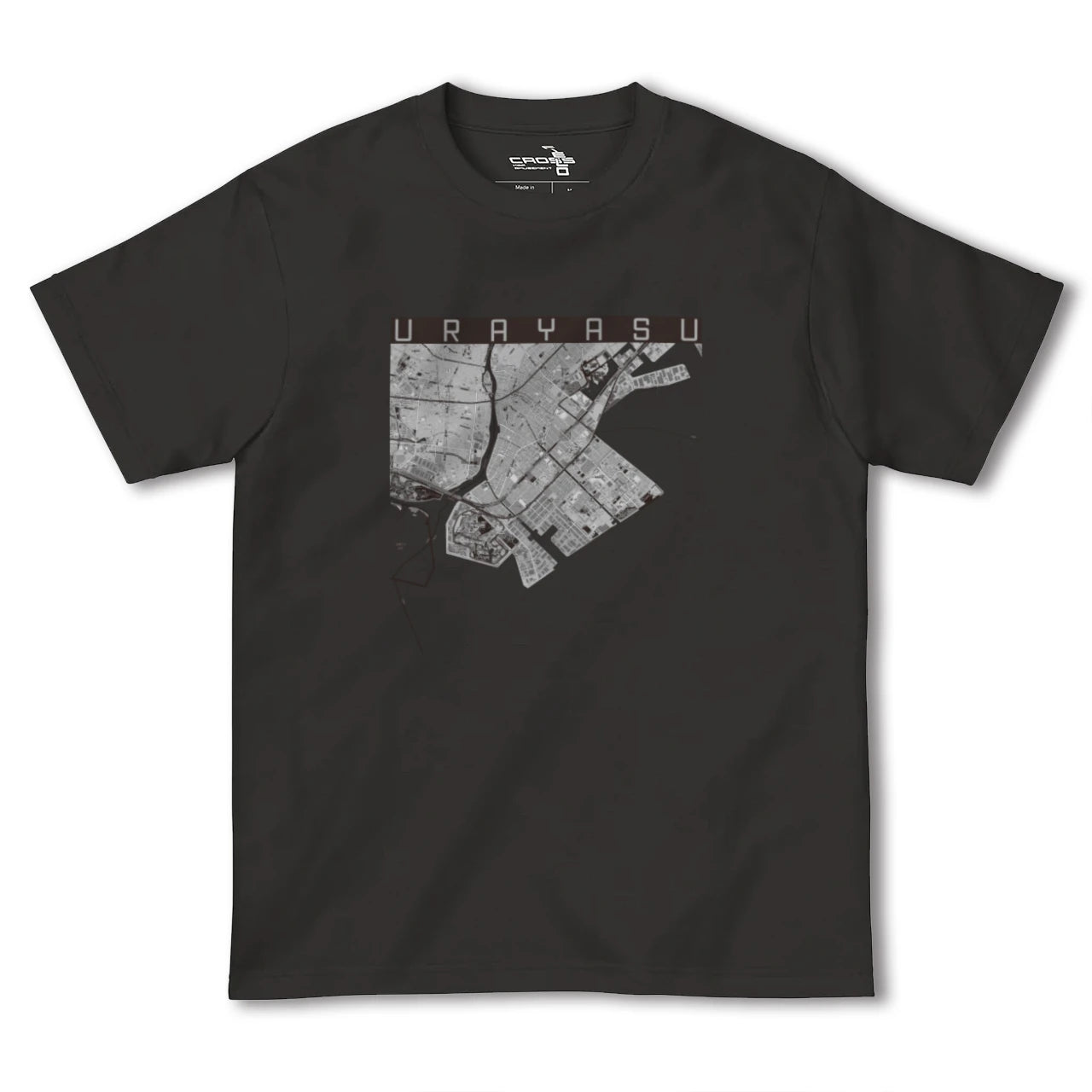 【浦安2(千葉県)】地図柄ヘビーウェイトTシャツ