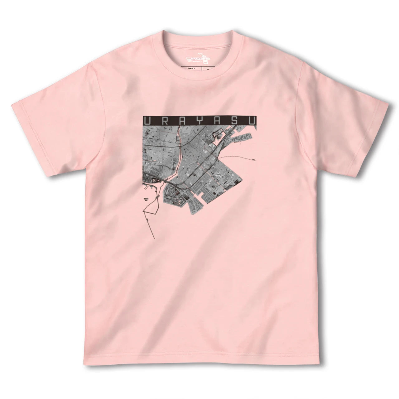 【浦安2(千葉県)】地図柄ヘビーウェイトTシャツ