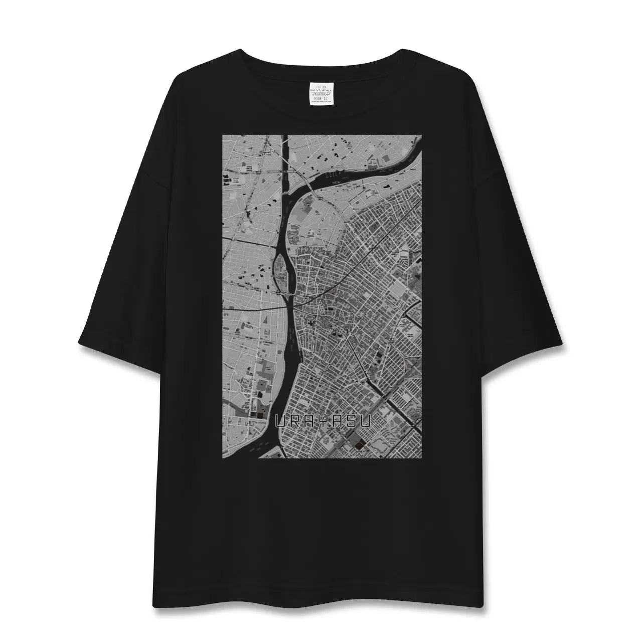【浦安(千葉県)】地図柄ビッグシルエットTシャツ
