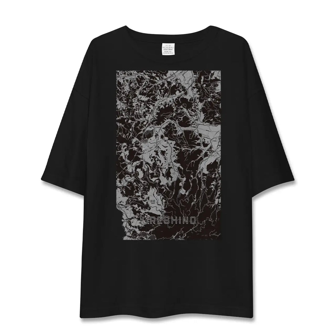 【嬉野(佐賀県)】地図柄ビッグシルエットTシャツ