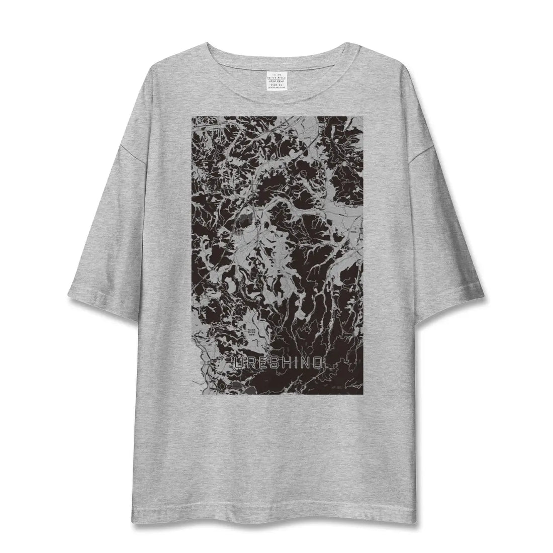 【嬉野(佐賀県)】地図柄ビッグシルエットTシャツ