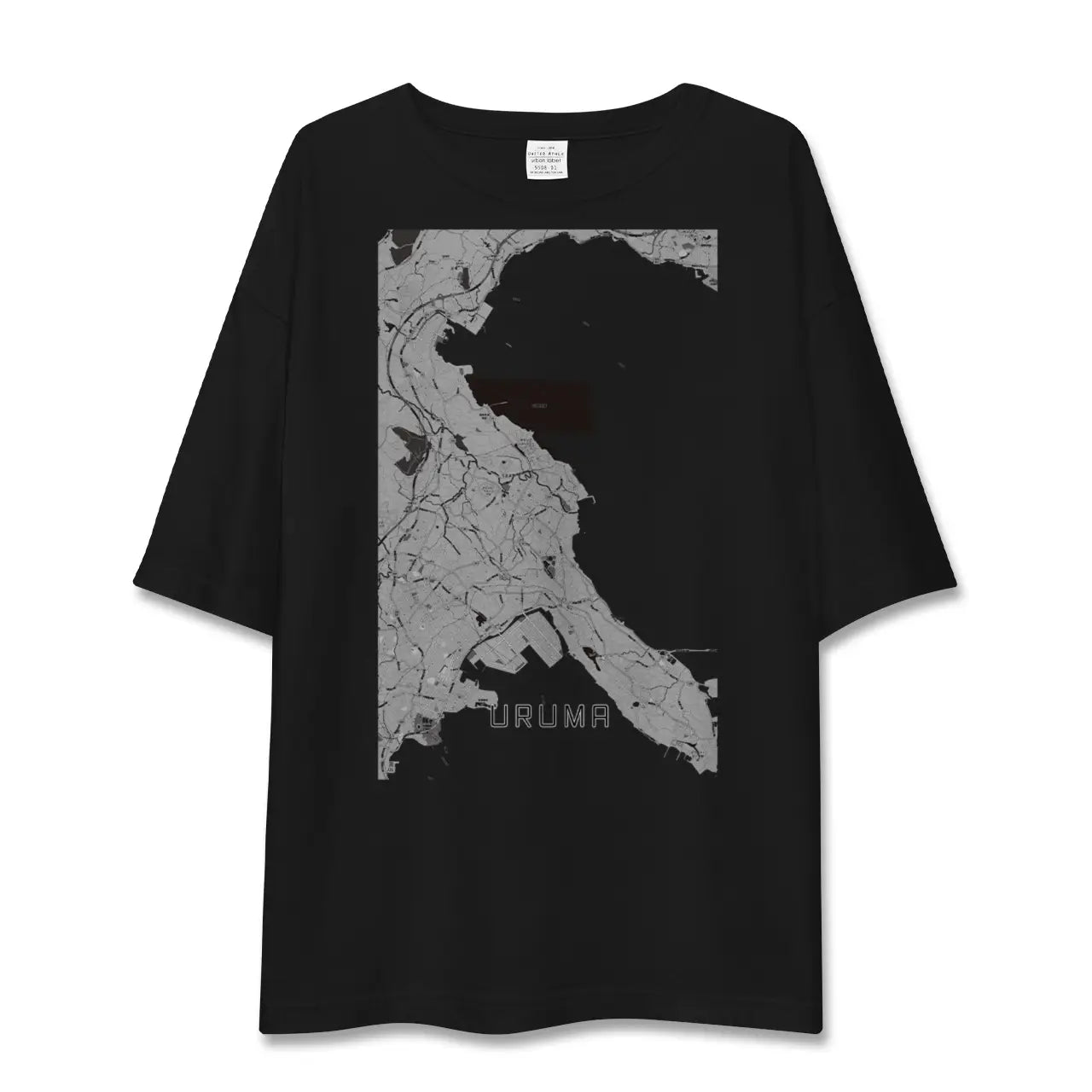 【うるま(沖縄県)】地図柄ビッグシルエットTシャツ