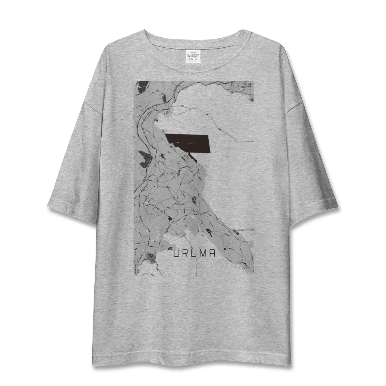 【うるま(沖縄県)】地図柄ビッグシルエットTシャツ