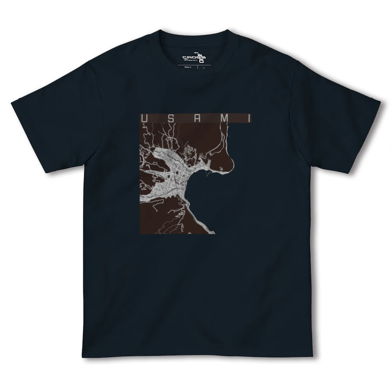 【宇佐美(静岡県)】地図柄ヘビーウェイトTシャツ