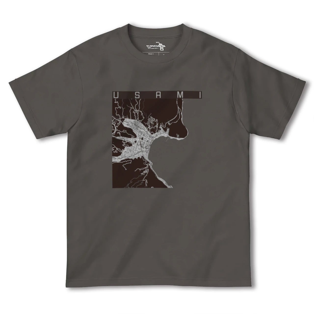 【宇佐美(静岡県)】地図柄ヘビーウェイトTシャツ