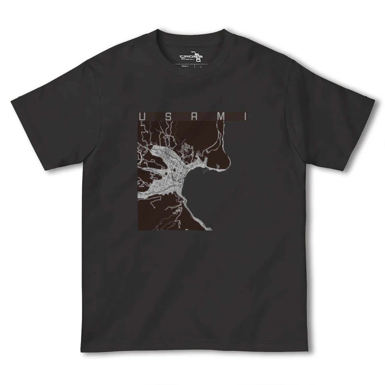 【宇佐美(静岡県)】地図柄ヘビーウェイトTシャツ