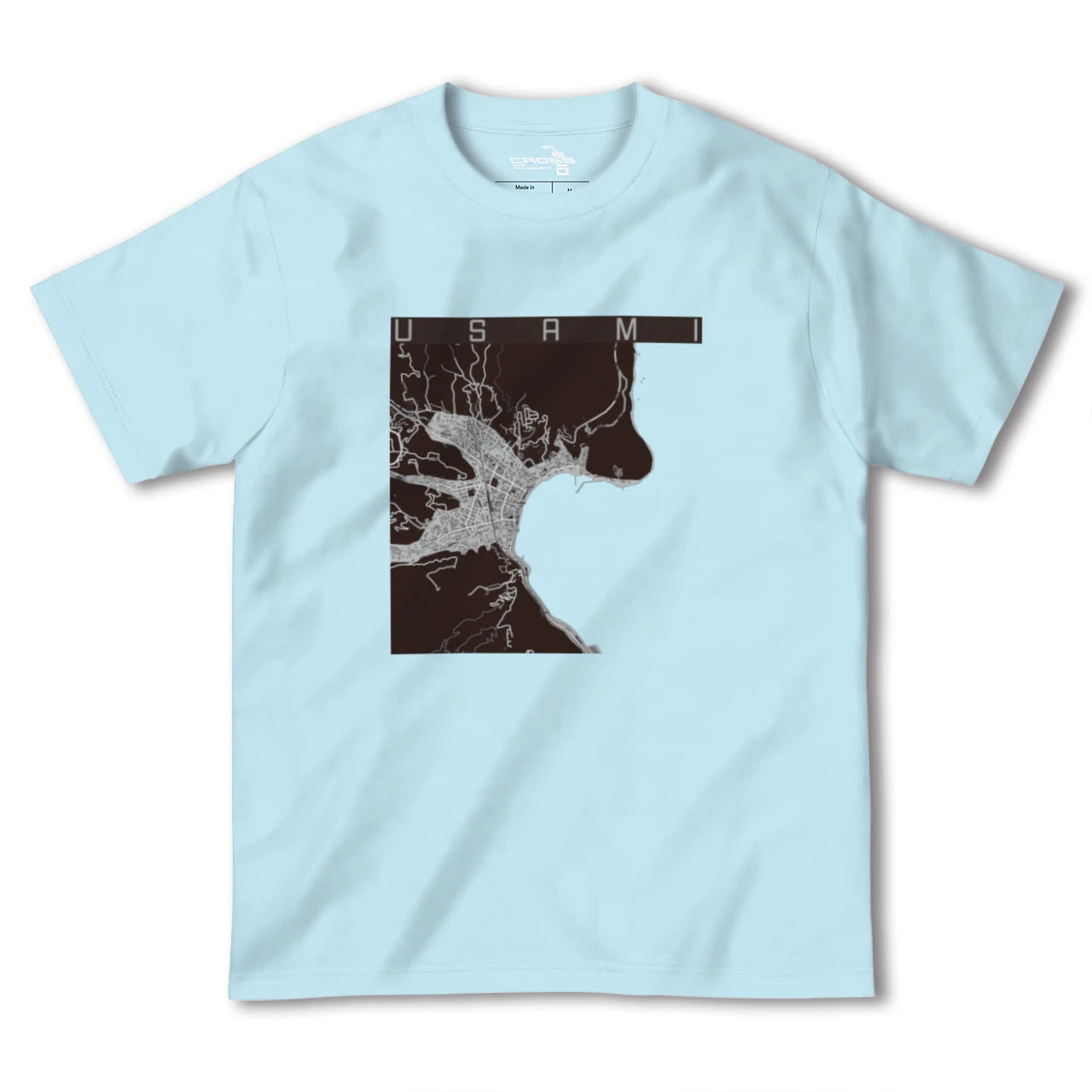 【宇佐美(静岡県)】地図柄ヘビーウェイトTシャツ