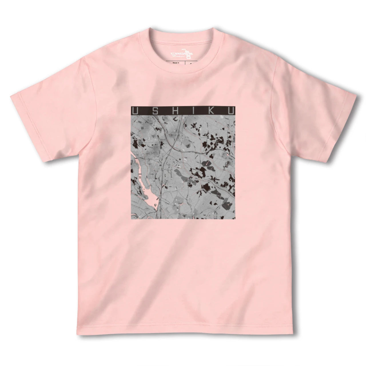 【牛久(茨城県)】地図柄ヘビーウェイトTシャツ