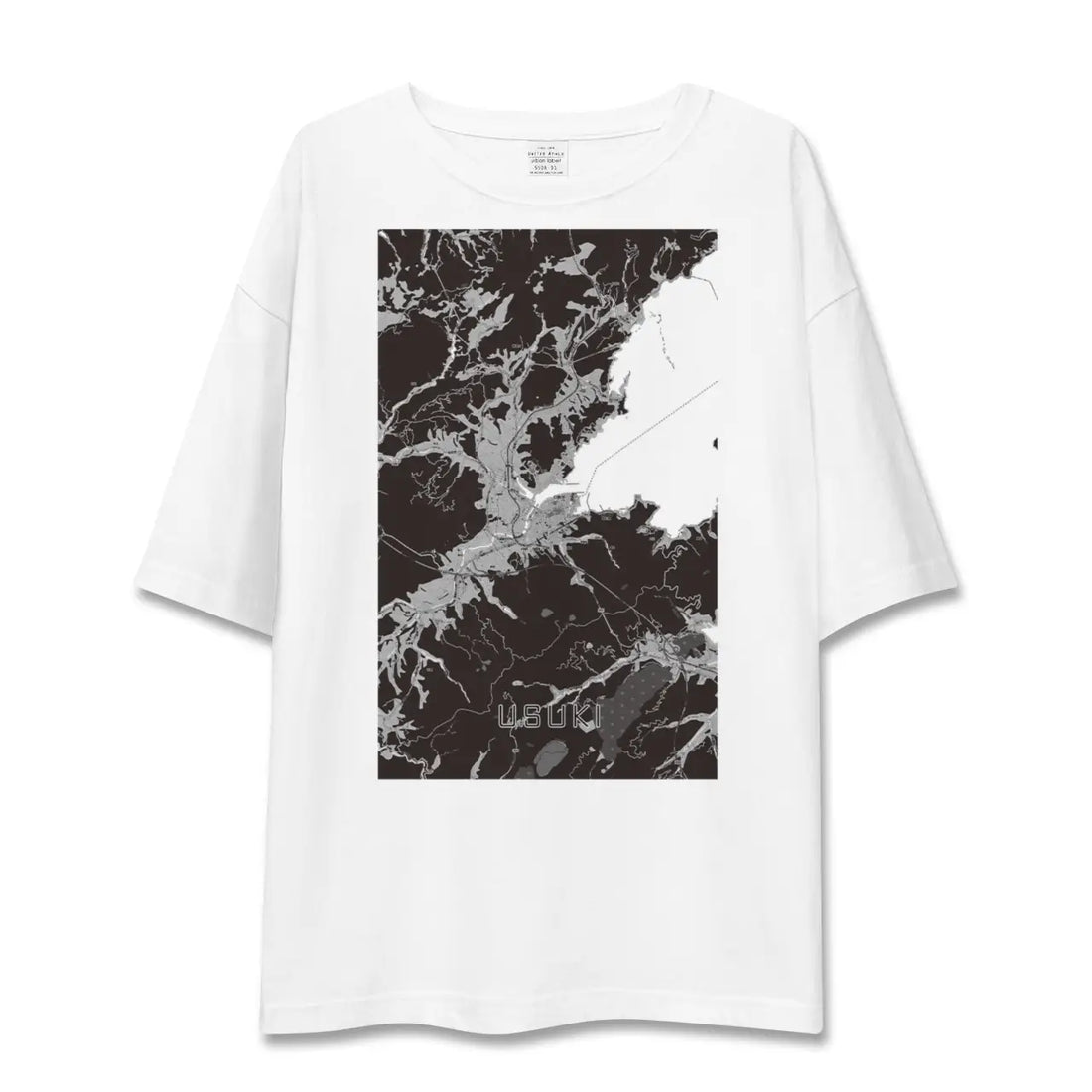 【臼杵(大分県)】地図柄ビッグシルエットTシャツ